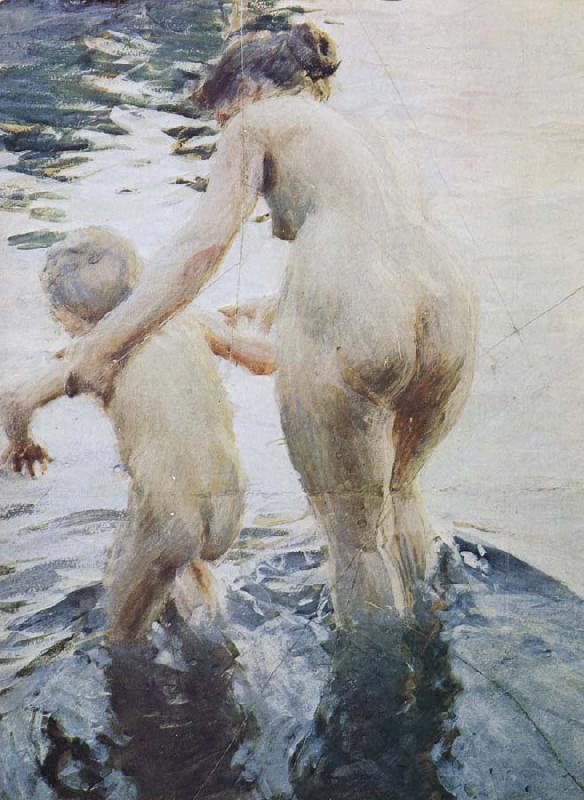 Anders Zorn en premiar I oil painting picture